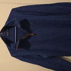 Polo by Ralph Lauren Men's Blue 1/4 Zip Sweater